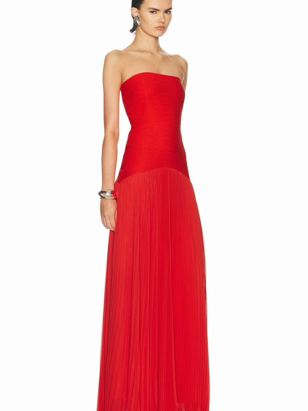 NWOT Alexis Sunniva Strapless Maxi Dress in Red, Size XS/S/M/L